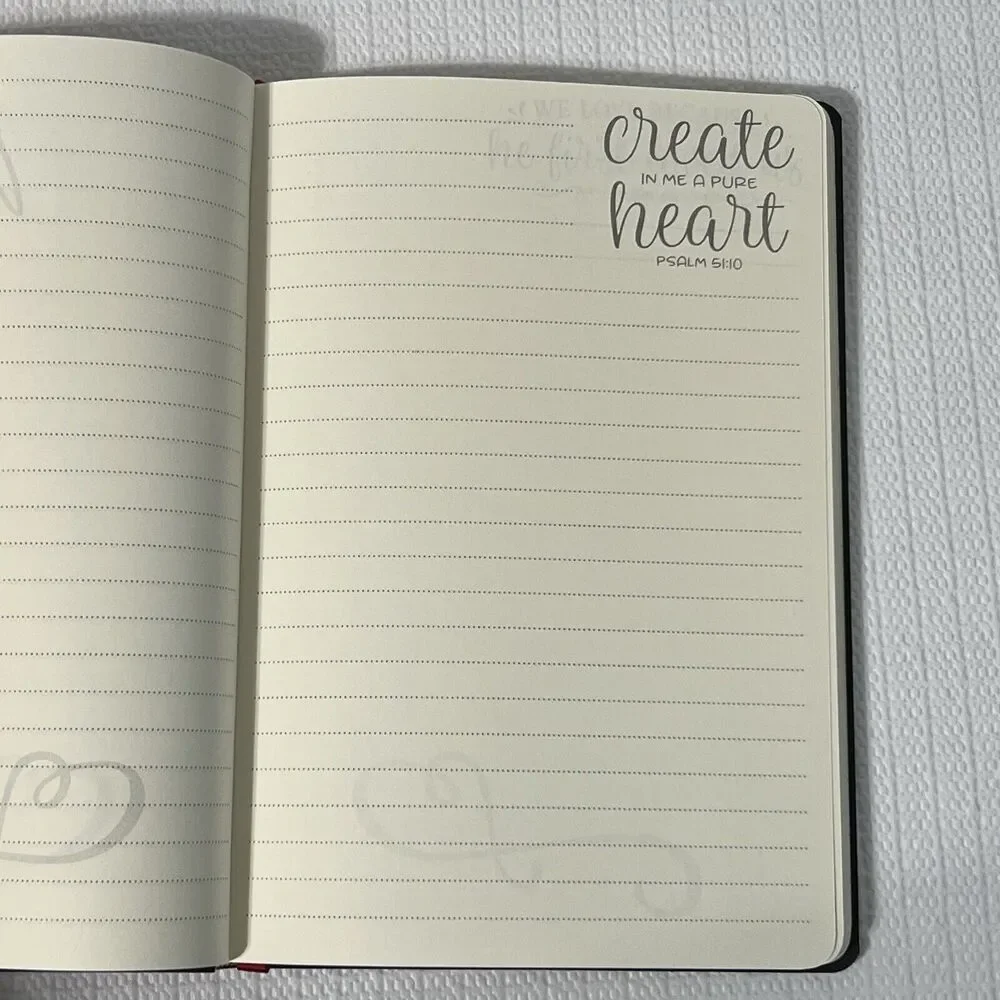 Eccolo Amazing Grace Hardcover Notebook Journal Lined Pink Gold